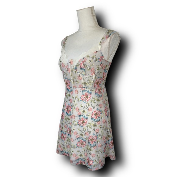 Urbanic Romantic Fairycore Lingerie Slip Dress - Picture 2 of 5